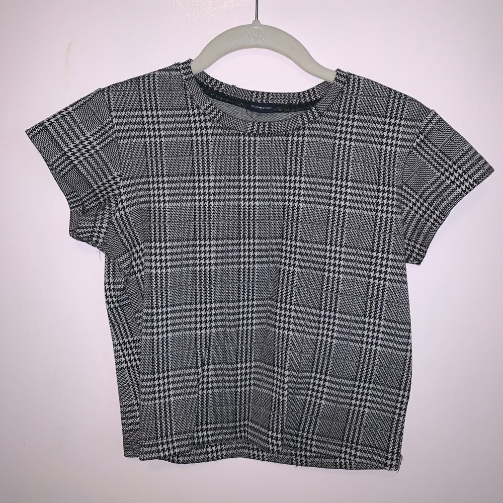 Cute plaid top